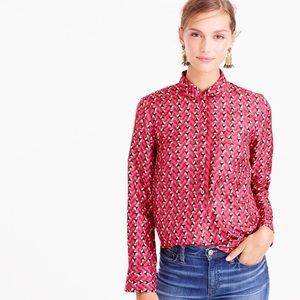 J Crew Collection Pajama Silk Top - BNWOT